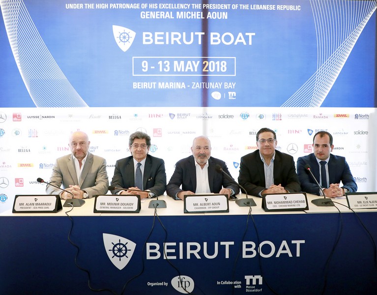 IFP Group launches 'Beirut Boat 2018' under the patronage of His Excellency President Michel AOUN, at Beirut Marina